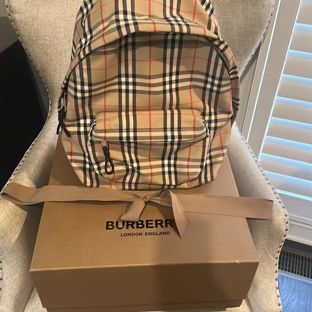 Burberry bookbag for men or women